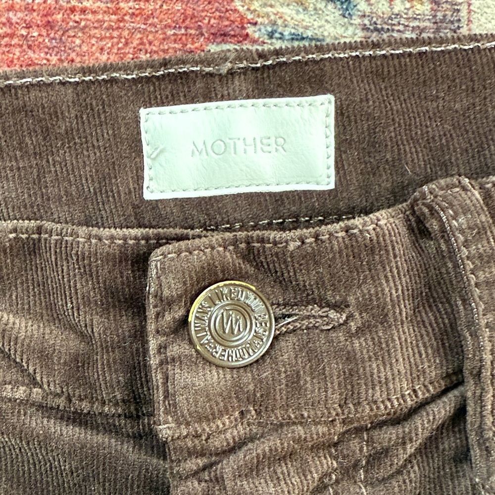 MOTHER The Hustler Ankle Fray Corduroy Pants Size 25* - Picture 3 of 15
